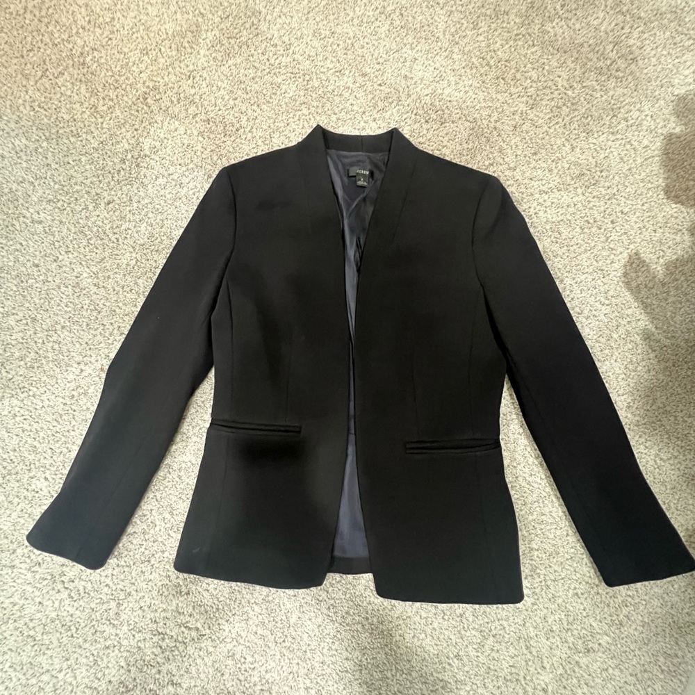 {J. Crew} Black Women's Blazer